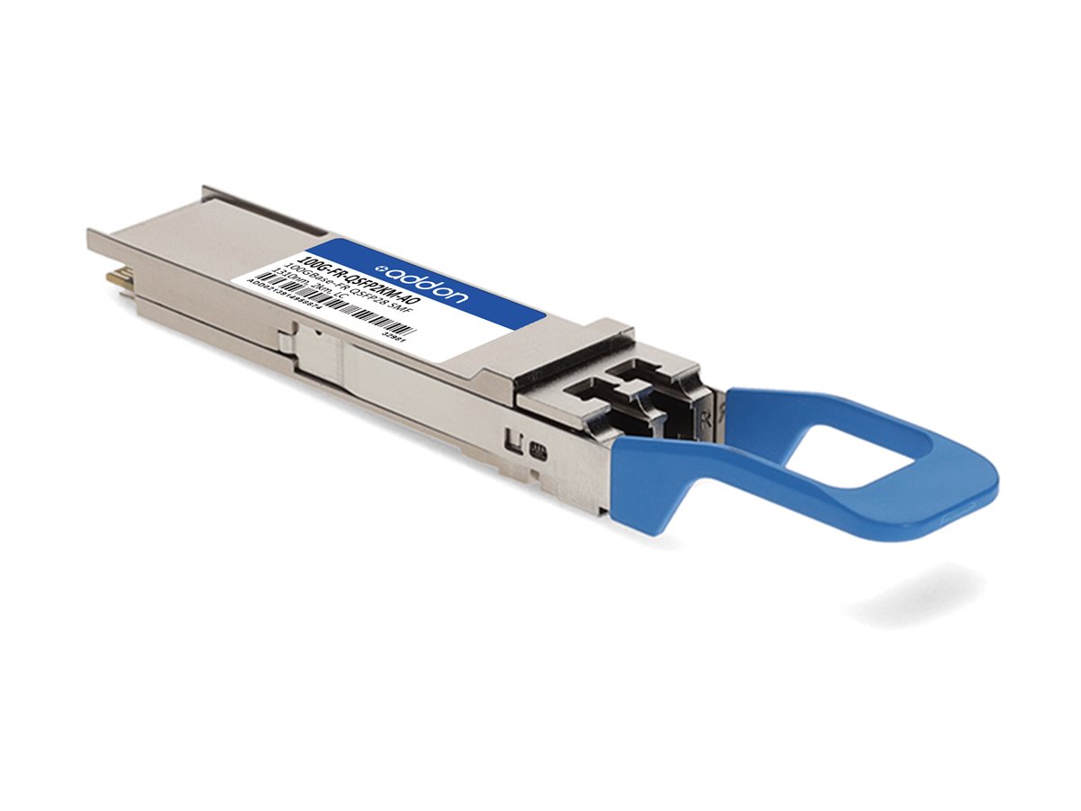 AddOn - QSFP28 transceiver module (equivalent to: Extreme Networks 100G-FR-QSFP2KM)