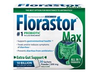 Florastor MAX Probiotic Sachets - Extra Strength - 30's