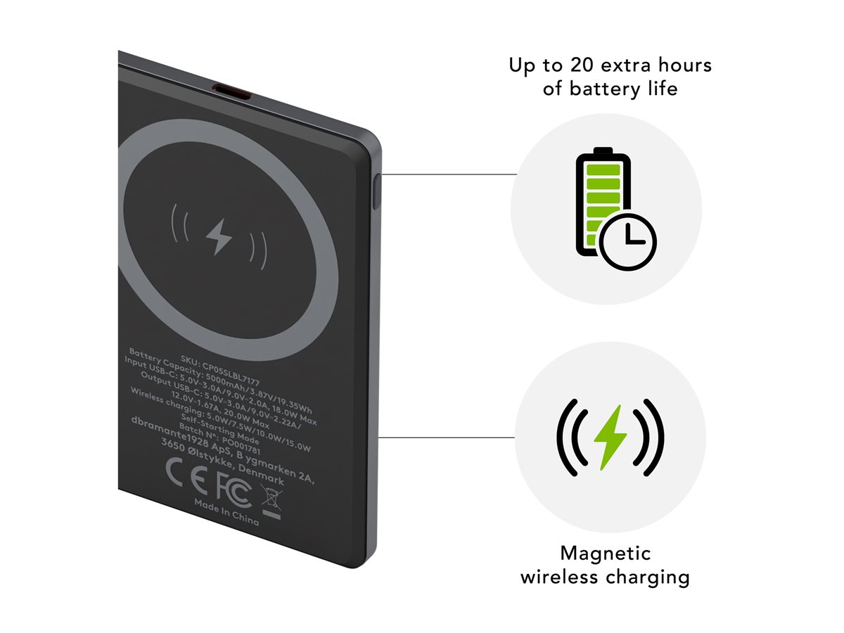 B2C 5K mAh Power Bank Wireless – foto 3