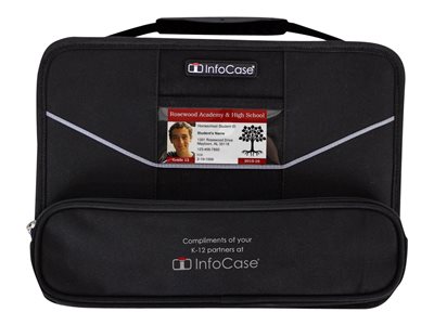 INFOCASE ALWAYS-ON NOTEBOOK CASE, POCKET, 15-16 INCH LAPTOPS, RETENTION CLIPS, C