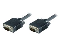 MicroConnect HD-15 (VGA) han -> HD-15 (VGA) han 10 m Sort