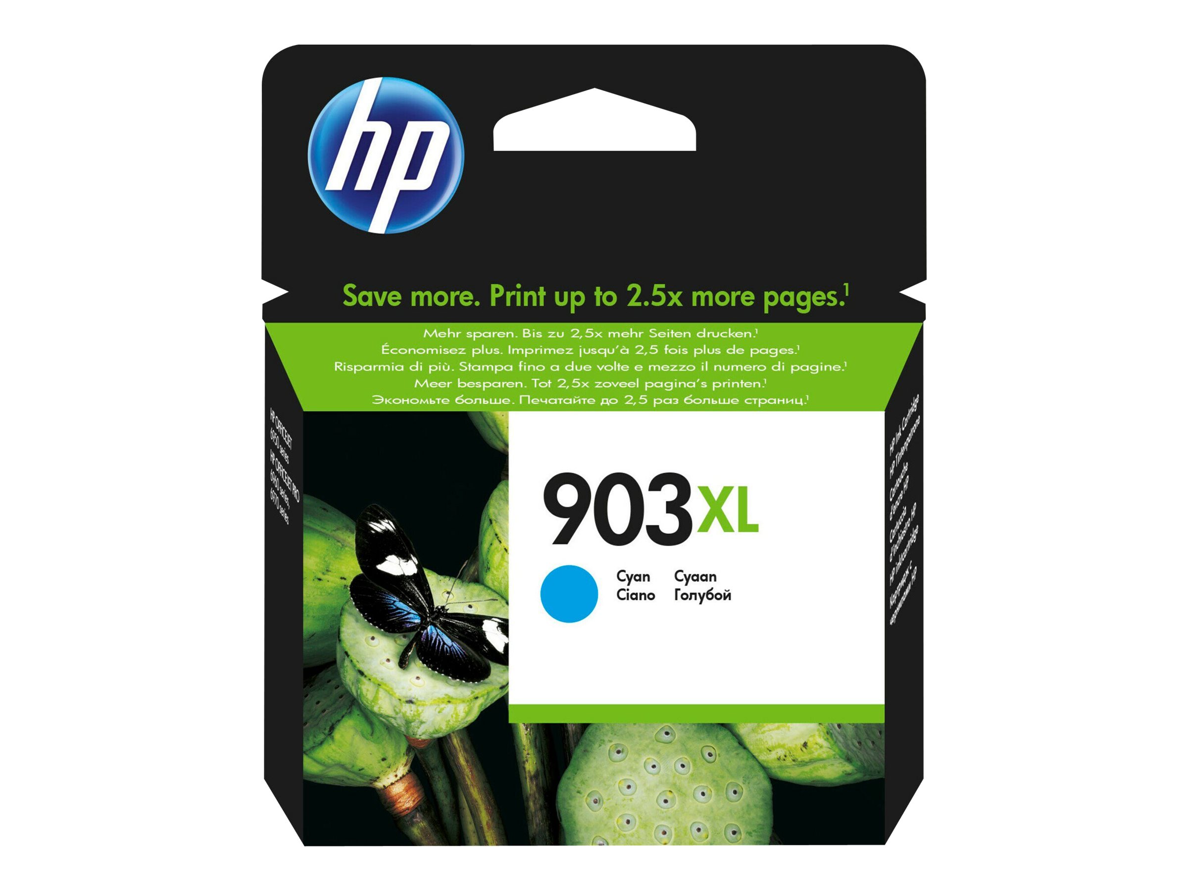 An image of HP 903XL - High Yield - cyan - original - ink cartridge