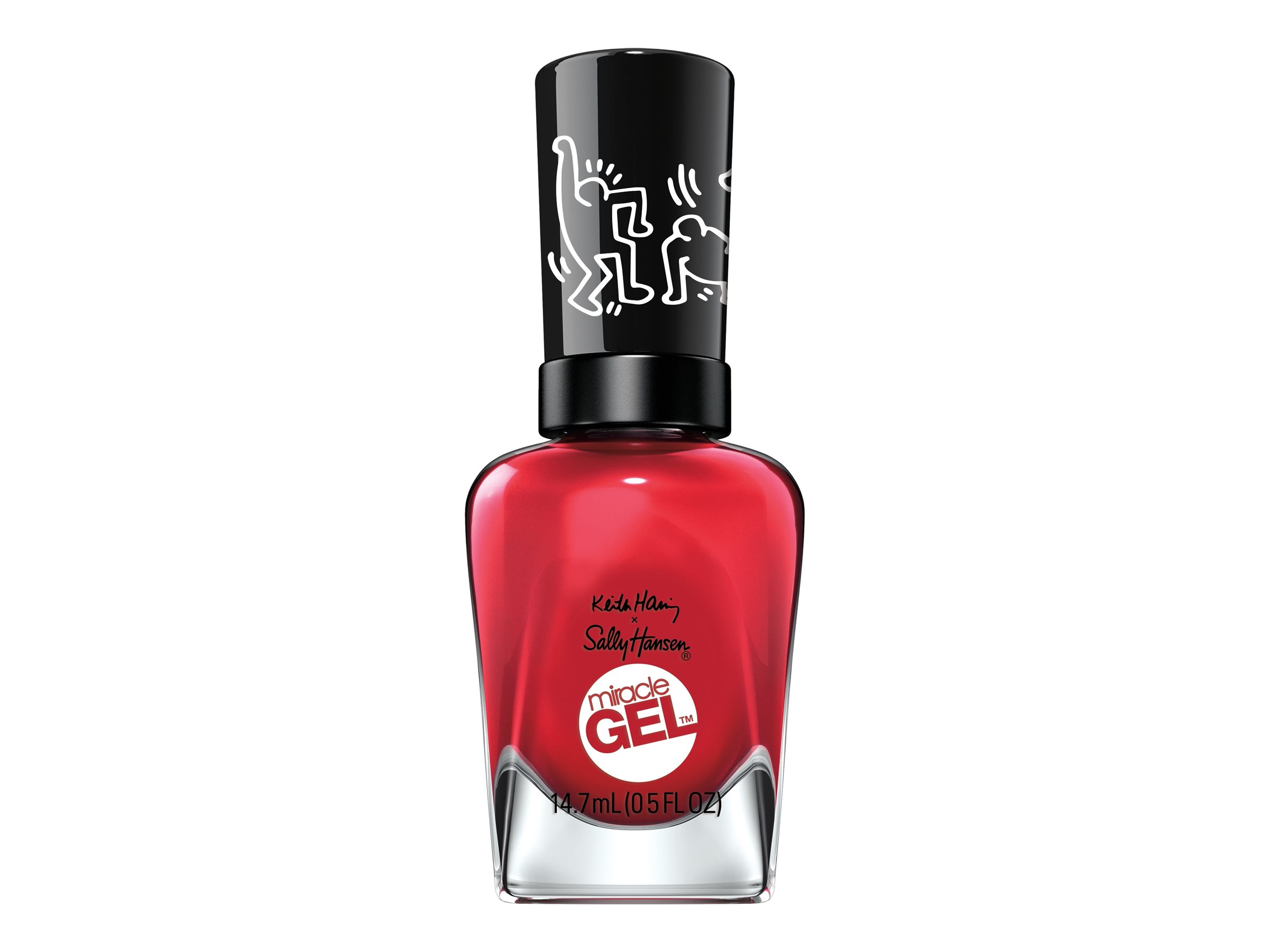 Sally Hansen Miracle Gel Keith Haring Nail Polish - Red-iant Baby (917)