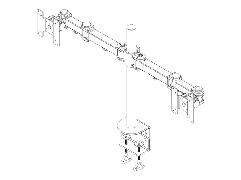 NEOMOUNTS Support Ecran 2x10-26P Pince