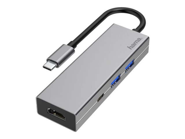 Hama Multiport Adapter - docking station - USB-C 3