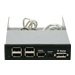 iStarUSA 3.5 Combo Hub for USB2.0/ Firewire/ e-SATA