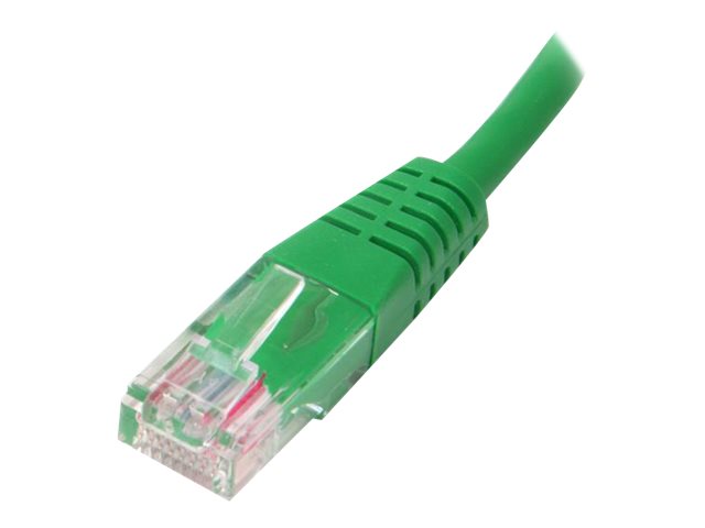 StarTech.com Cat5e Ethernet Cable - 10 ft - Green - Patch Cable - Molded Cat5e Cable - Network Cable - Ethernet Cord - Cat 5e Cable - 10ft (M45PATCH10GN)