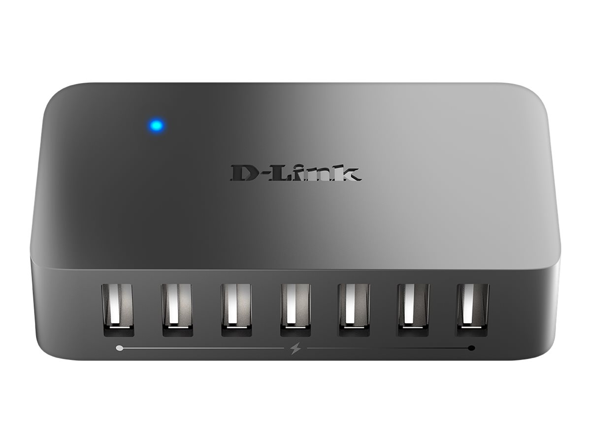 An image of D-Link DUB H7 - hub - 7 ports