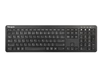 Targus Full-Size Multi-Device Keyboard antimicrobial wireless Bluetooth 5.1 QWERTY US  image