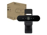 Logitech BRIO 4K Ultra HD webcam Webcam color 4096 x 2160 audio USB