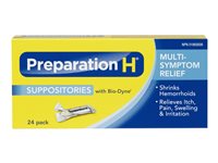 Preparation H Suppositories - 24s