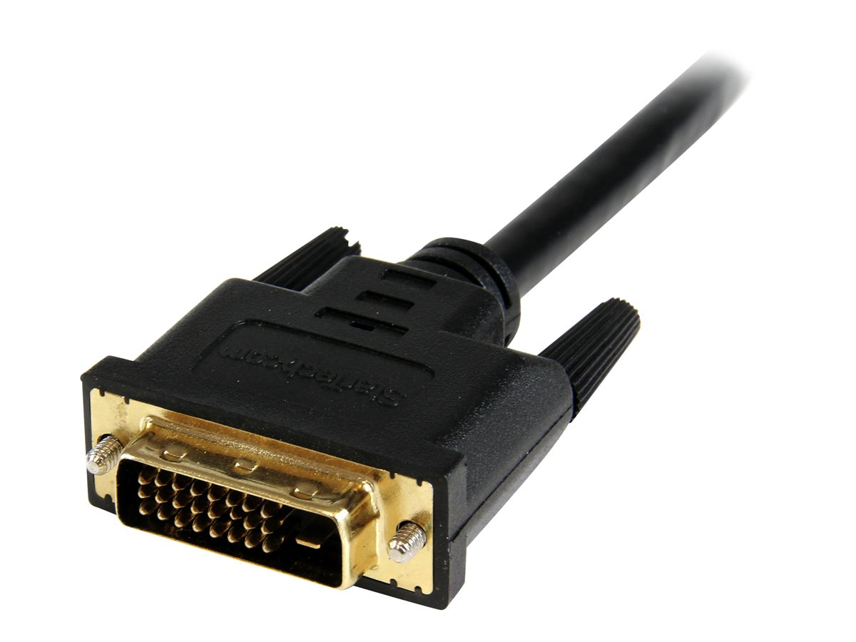 StarTech.com 8in HDMI to DVI-D Video Cable Adapter - HDMI Female to DVI Male - HDMI to DVI Dongle Adapter Cable (HDDVIFM8IN) - video adaptér - HDMI / DVI - 20.32 cm – foto 2