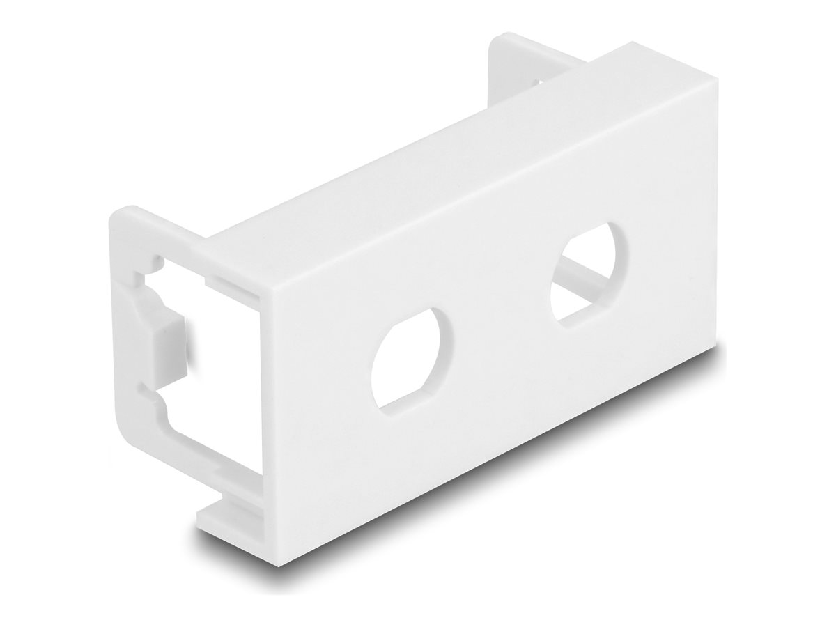 Easy 45 Module Plate Round cut-out 2 x M