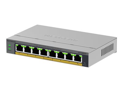 NETGEAR 8PT GB PLUS Switch W/ POE+ - GS108EPP-100EUS