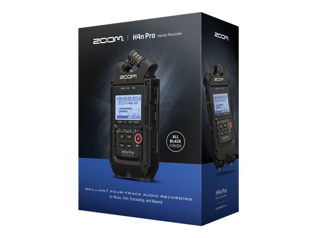 Zoom H4n Pro Handy 4-Track Recorder - All Black - ZH4NPROAB