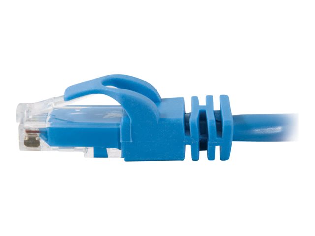 C2G Cat6 Booted Unshielded (UTP) Network Patch Cable - patch kabel - 1 m - modrá – foto 4