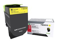 LEXMARK Standard Yellow Toner Cartridge