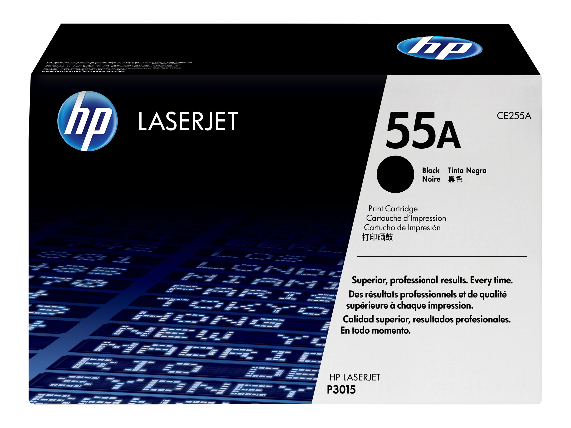 Hp 55a Black Original Laserjet Toner Cartridge Ce255a Hp 55a Black Original Laserjet Toner Cartridge Ce255a