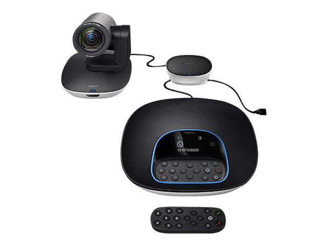 Webcam Logitech Caméra pour conférence MeetUp sans fil - Bluetooth