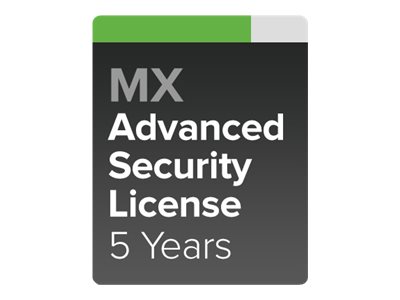 Cisco Meraki MX60 Advanced Security Subscription license (5 years) for P/N: MX