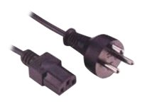 MicroConnect Strøm IEC 60320 C13 Sort 5m Strømkabel