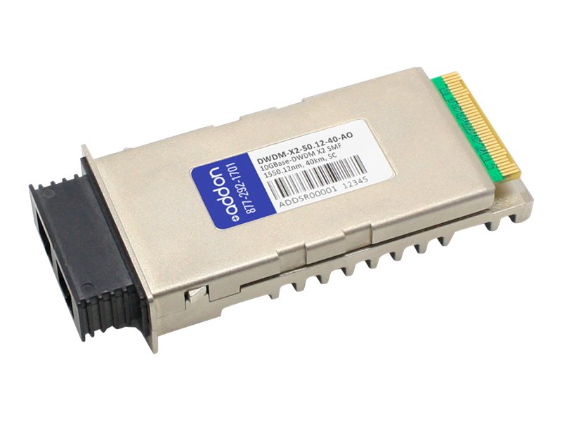 AddOn - X2 transceiver module (equivalent to: Cisco DWDM-X2-50.12-40)