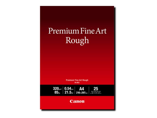 Image of Canon Premium FA-RG1 - fine art paper - rough - 25 sheet(s) - A4 - 320 g/m²