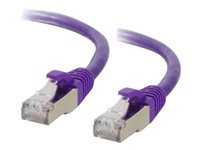 C2G 4ft Cat6 Ethernet Cable - Snagless Shielded (STP) - Purple