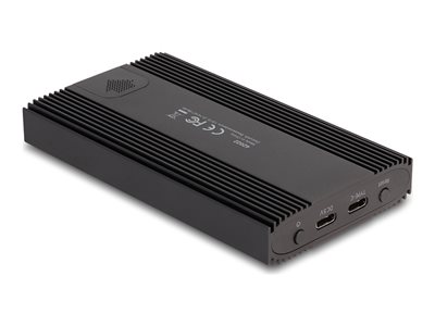 DELOCK Externes Gehäuse USB 20 Gbps 2 x M.2 NVMe PCIe SSD
