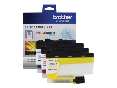 Brother LC30373PKS 3-pack Super High Yield yellow, cyan, magenta original box 