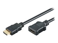M-CAB HDMI Hi-Speed Kabel HDMI han -> HDMI hun 5 m Sort