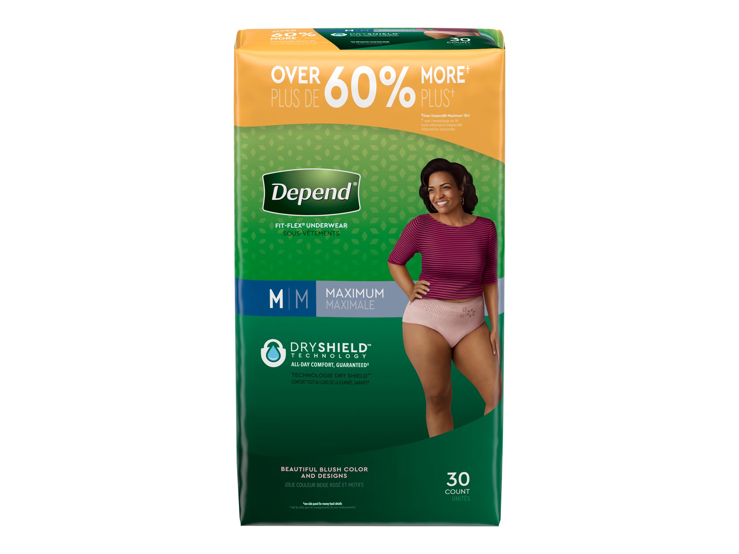 Depend Fresh Protection FIT-FLEX Women's Incontinence Underwear Maximum  Absorb ✅