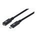 USB-C to USB-C Extension Cable, 50cm, Male to Fema