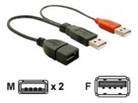 DeLOCK USB 2.0 USB-kabel 23cm