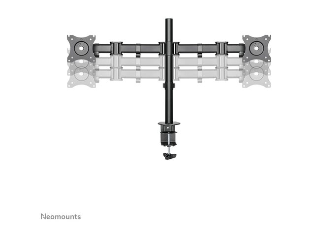 NEOMOUNTS Flat Desk Mount 2 screens Blk