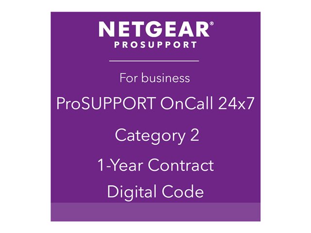 NETGEAR ProSupport OnCall 24x7 Category 2 - technical support - 1 year