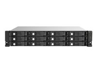 QNAP TL-R1220Sep-RP - Hard drive array - 12 bays (SATA-600 / SAS-3) - SAS 12Gb/s (external) - rack-mountable - 2U
