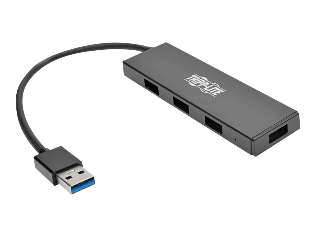 digital chef Tilsætningsstof Tripp Lite 4-Port Portable Slim USB 3.0 Superspeed Hub w/ Built In Cable |  www.shi.com