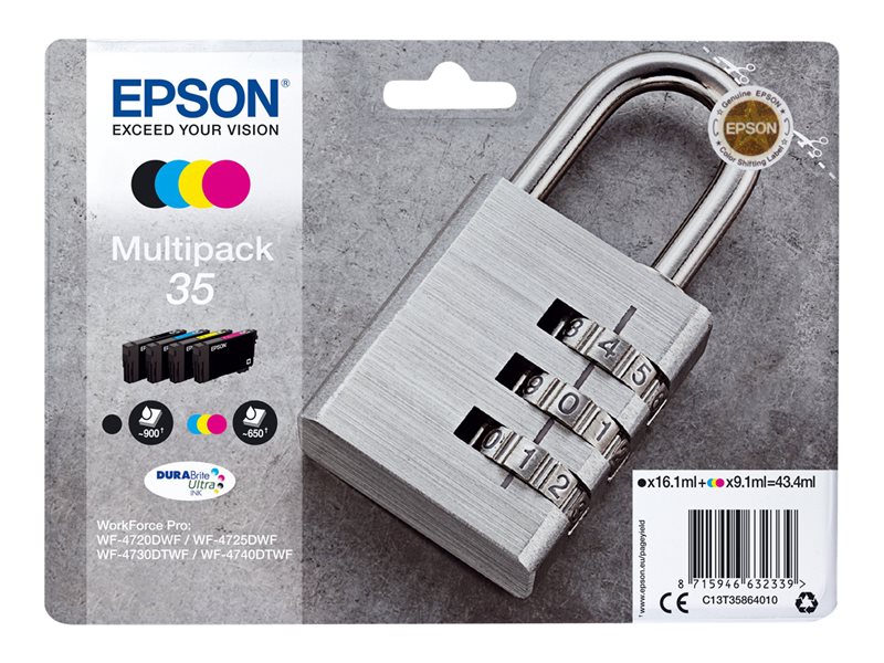 EPSON 2LB 35 Ink Multipack CMYK w/s