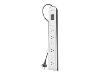 Belkin 6 Outlet Power Surge Protector surge Product shot Right-angle 79250