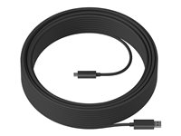 Logitech Strong - USB-C cable - USB Type A to 24 pin USB-C - 25 m