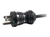 C2G 6ft Hospital Grade Coiled Power Cord - 18 AWG - NEMA 5-15P to IEC320C13 - TAA Compliant - Black