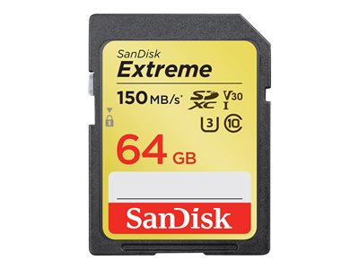 Product | SanDisk Extreme Pro - flash memory card - 128 GB