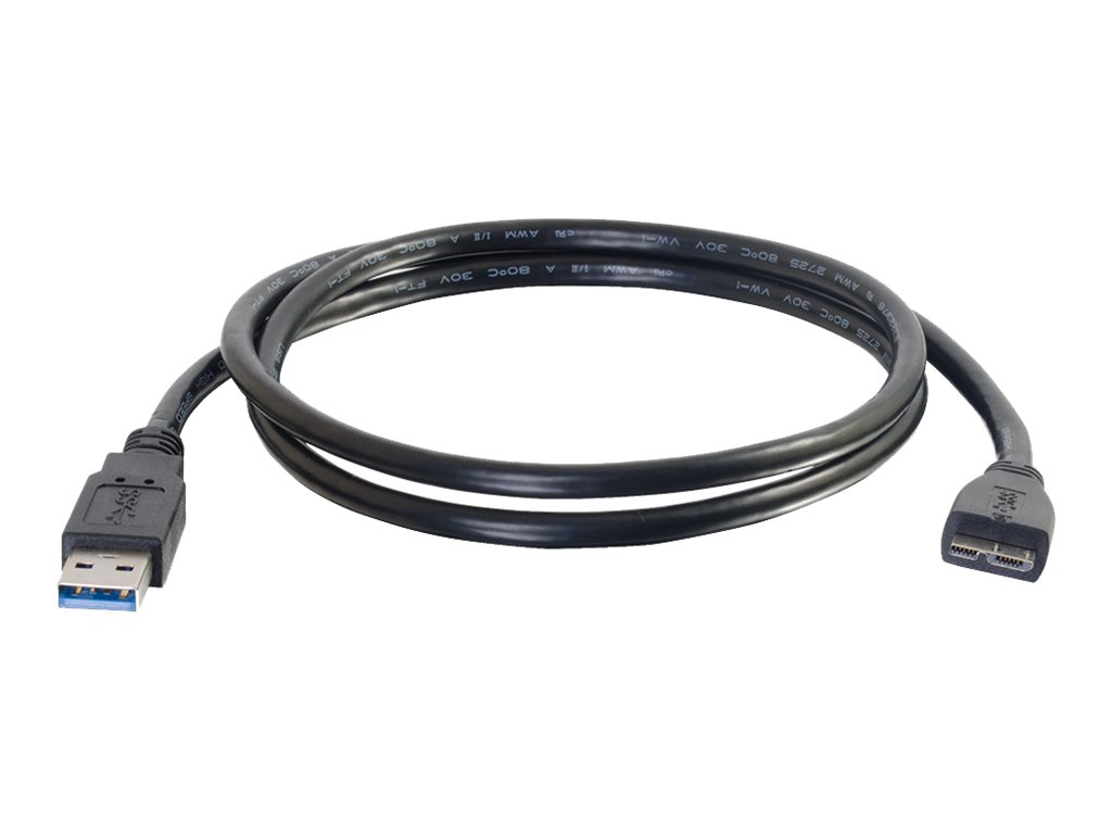 C2G 3m USB Cable - USB 3.0 A to Micro USB B Cable (10ft)