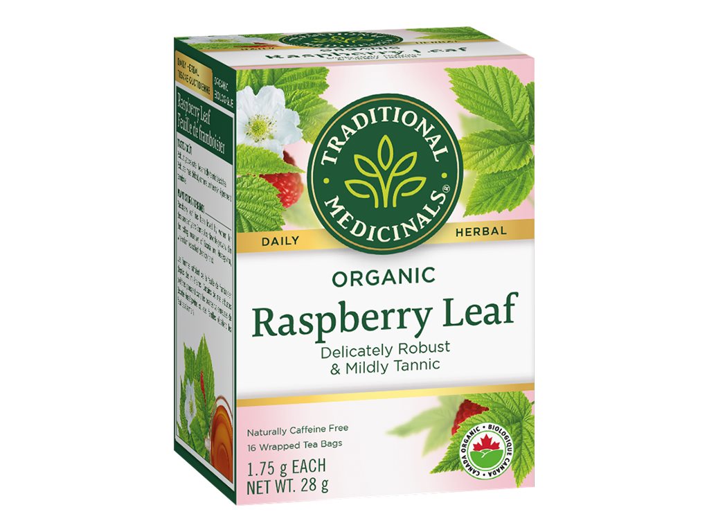 Traditional Medicinals Organic Wrapped Tea Bags - Raspberry Leaf - 16's