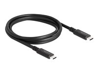 DeLOCK USB4 / Thunderbolt 3 / DisplayPort USB Type-C kabel 1.2m Sort