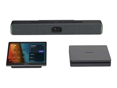 MAXHUB XT20-VB Kit - Video conferencing kit (mini-PC XC25T, touch control panel TCP30T, Video Bar XBar U50)