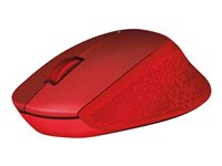 Logitech M330 SILENT PLUS - mouse - 2.4 GHz - red