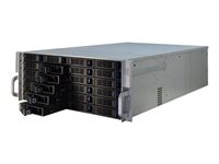 Inter-Tech IPC 4U-4424 Rackversion Udvidet ATX Ingen strømforsyning Sort