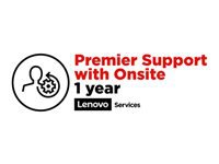 Lenovo Premier Support with Onsite NBD - Extended service agreement - parts and labor (for system with 1 year depot or carry-in warranty) - 1 year (from original purchase date of the equipment) - on-site - response time: NBD - for ThinkPad C14 Gen 1 Chromebook; L13 Yoga Gen 3; L13 Yoga Gen 4; L15 Gen 4; T14s Gen 3